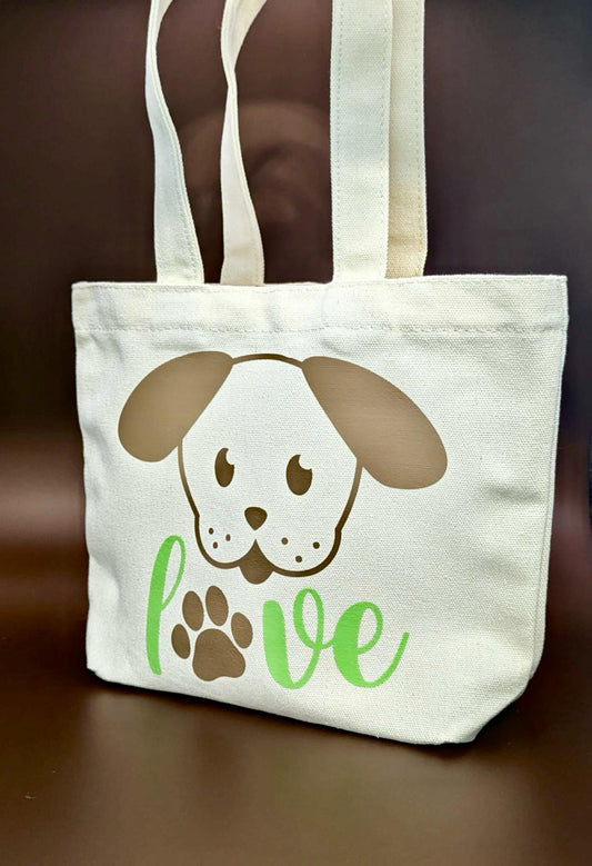 Mini tote Puppy love